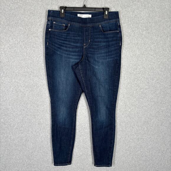 Levis Signature Jeans 14 Ankle Pull On Super Skinny‎ Casual Shaping Slimming - Picture 1 of 9